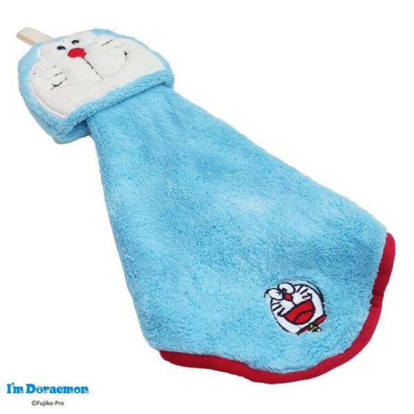 日本 丸真 哆啦A夢造型可掛式擦手毛巾