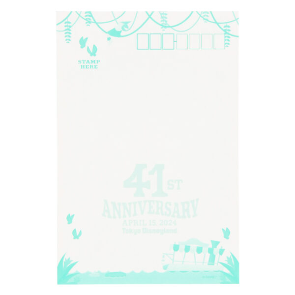 2024 Disney 東京迪士尼 41週年3D明信片