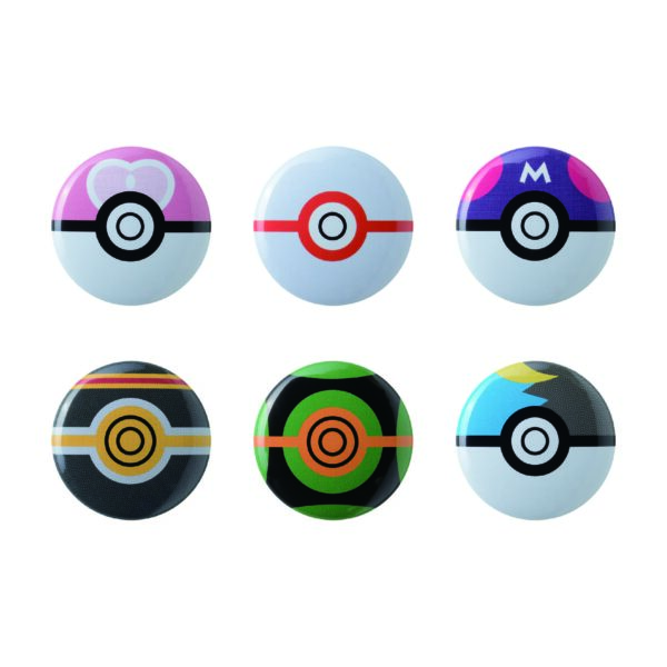 Pokémon 精靈球別針（共六款）