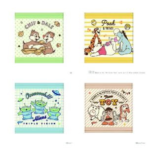 11 日本 迪士尼 Disney 迪士尼系列小方巾(共四款)