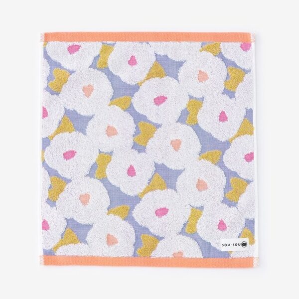 日本 丸真 SOU・SOU 京都新和風今治無撚毛洗臉巾（山茶花）