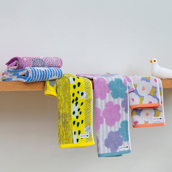 日本 丸真 SOU・SOU 京都新和風今治無撚毛洗臉巾（山茶花）