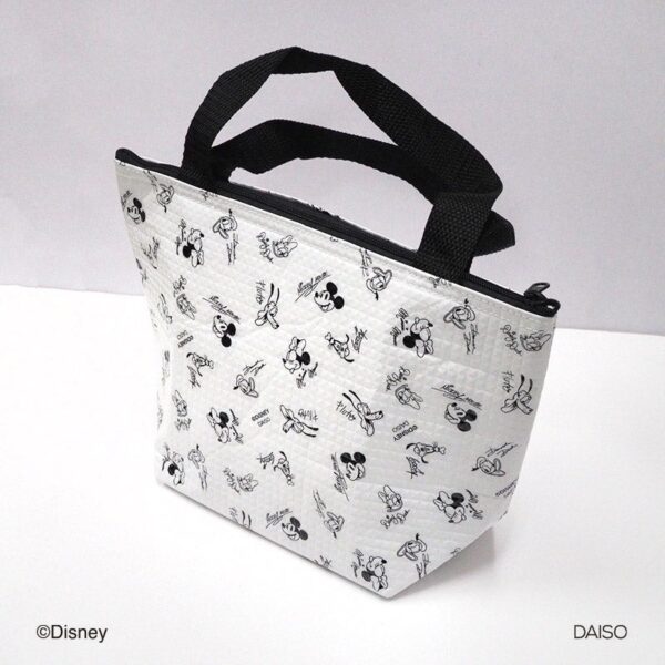 4550480332444_20_445ae366-2c14-4 日本 DAISO 迪士尼系列午餐提袋(米奇與朋友-黑白款)