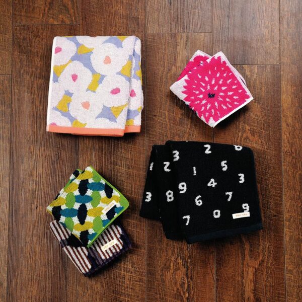 日本 丸真 SOU・SOU 京都新和風今治無撚毛洗臉巾（山茶花）