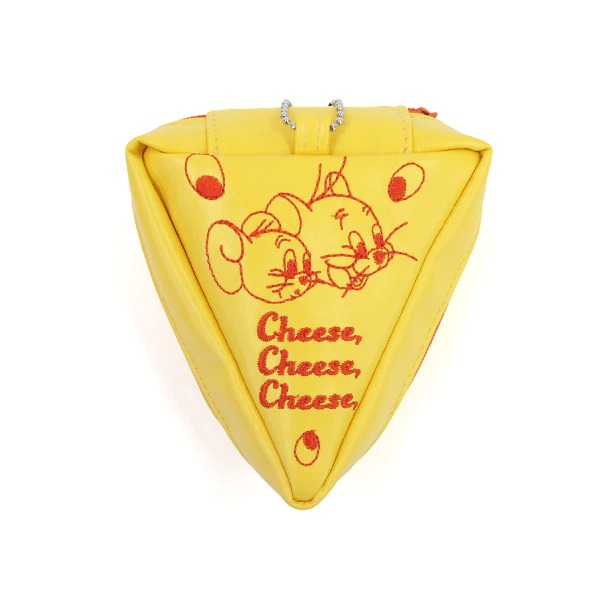 tw-11134207-7qul6-liwrhoaznnhw49 日本 Warner Bros 華納兄弟 湯姆貓與傑利鼠拉鍊小包收納購物袋