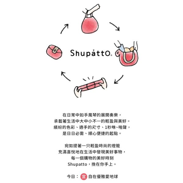 tw-11134207-7r98p-lxgaoozk24a87b 日本 Shupatto 水滴型素色秒收環保購物袋(檸檬黃-M)