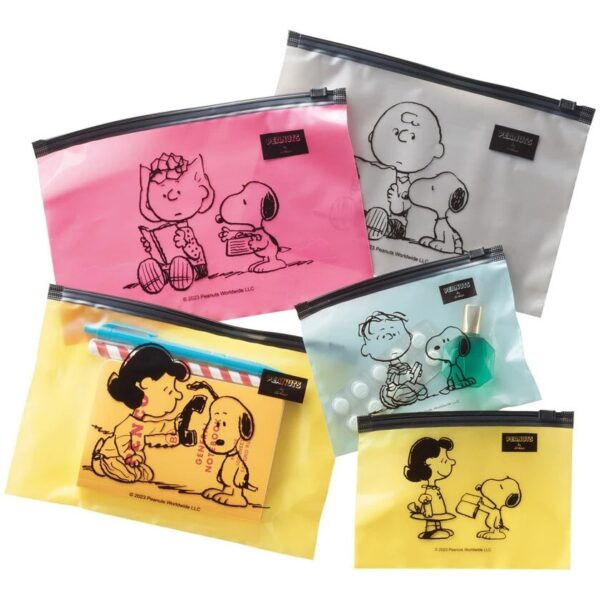 SNOOPY 史努比夾鏈袋套組（共八入）