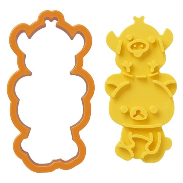 日本 Rilakkuma 拉拉熊造型壓模器（小雞與拉拉熊）