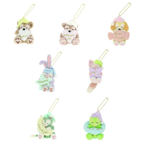 達菲熊 Sweet Dreams－睡眠系列吊飾別針（共七款）