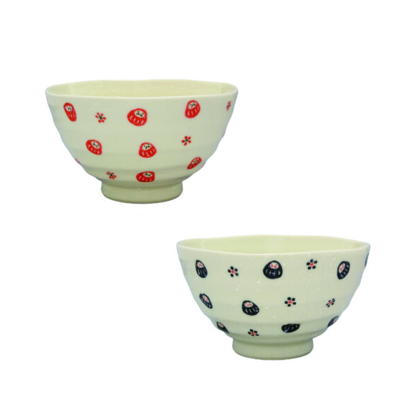 1 日本 美濃燒 不倒翁飯碗(共兩款)