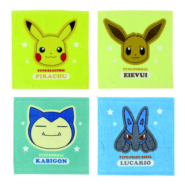 日本 Pokémon 寶可夢小方巾（共四款）