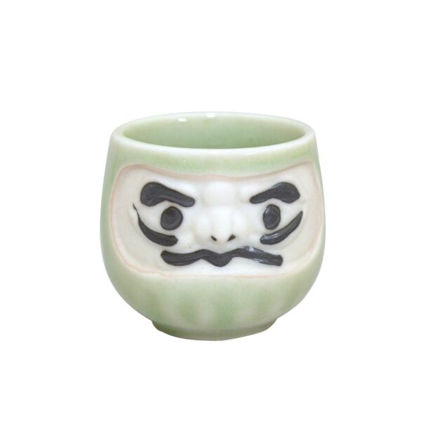 日本 美濃燒 風水達摩清酒杯（共三款）60ml