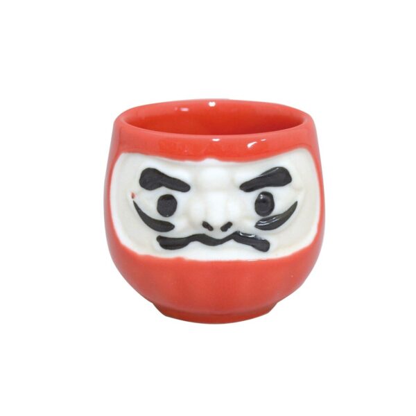 日本 美濃燒 風水達摩清酒杯（共三款）60ml