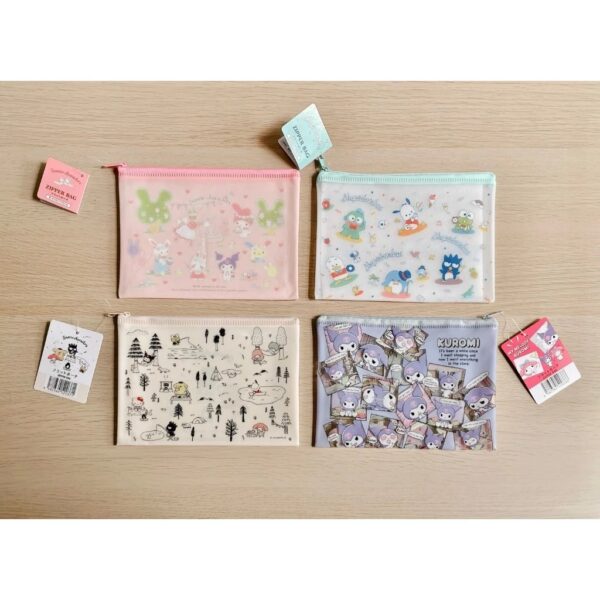 Sanrio 三麗鷗大集合 透明拉鍊收納袋（共四款）